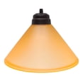 thumbnail image 3 of Lampara de techo LUZ IDEAL Campana 511 Choco Pantalla de Cristal Naranja, 3 of 5