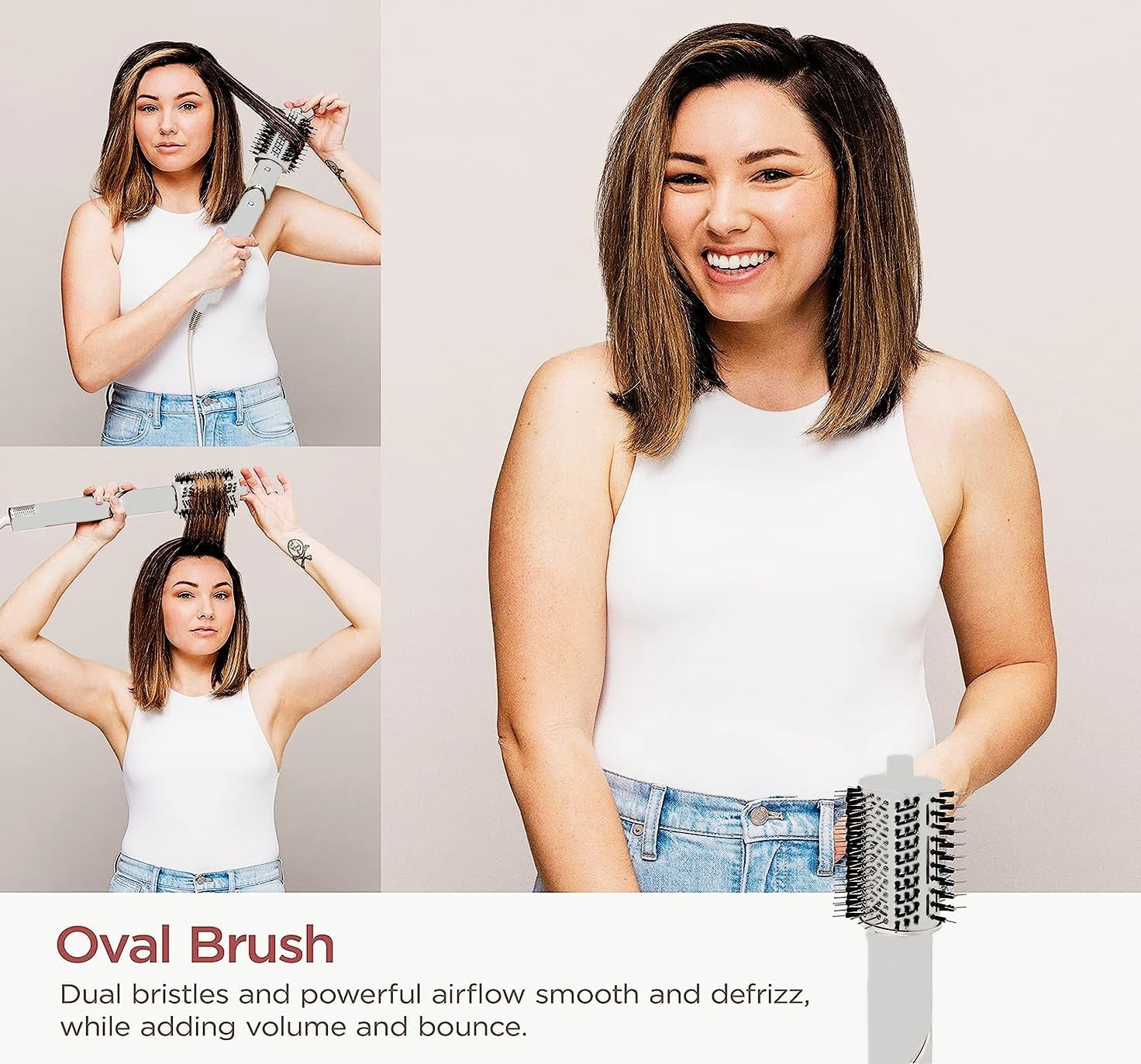 9 in 1 Hair Styler & Blow Dryer Set – New Hair Dryer with Auto Curling Technology, Diffuser, Left & Right Air Curlers, Curling Brush, Straightener Brush & Nozzle