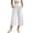 White, variant on Breezora Casual Womens Linen Cotton Wide Leg High Waist Pants Relaxed Trousers for Daily Summer Wear
