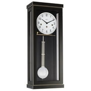 Hermle 70989740341 Carrington Mechanical German Wall Clock - Black