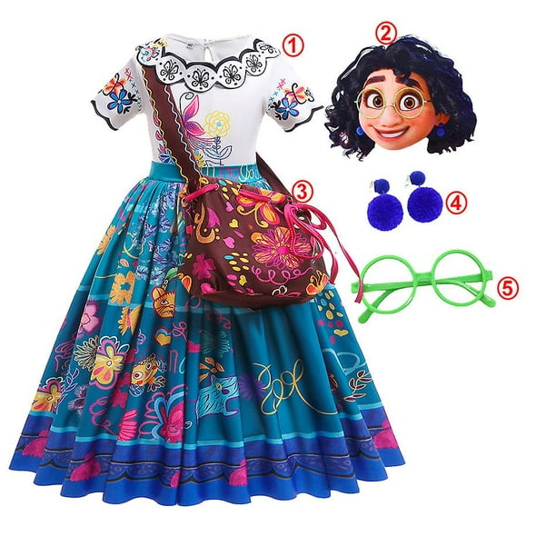Frozen Girls Dress Elsa 2 Cosplay Costume Encanto Mirabel Kid Fancy/12 