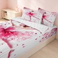 thumbnail image 3 of Erosebridal Chic Ballet Girl Zipper Queen Comforter Set with Fitted Sheet and 2 Pillowcases, Dance Princess Zipper Bedding Set, Reversible, 3 of 7