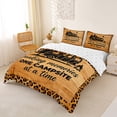 thumbnail image 2 of Catabedysis Cheetah Pattern Camping Bedding For Girls,Wooden Leopard Print Duvet Cover Full,Multicolor,Reversible,3-Piece,1 Duvet Cover and 2 Pillowcases, 2 of 6