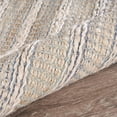 thumbnail image 5 of Laddha Home Designs 7.75' x 9.75' Blue and Beige Braided Hand Loomed Rectangular Area Throw Rug, 5 of 8