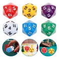 thumbnail image 4 of EeaseCA 12pcs Game Dice 20 Sided Dice Tabletop Dice Multipurpose 1-20 Board Game Dice, 4 of 7
