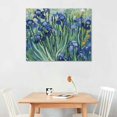 thumbnail image 2 of GOSMITH Irises in the Garden Art Reproduction Famous Picture Painting Framed for Living Room Home Office Wall Decor Artwork, 2 of 4