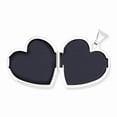 thumbnail image 3 of FB Jewels Sterling Silver Rhodium-plated Plain 21mm Heart Locket, 3 of 5