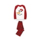 thumbnail image 4 of Pijamas navideños a juego para mujer, pajarita, muñeco de nieve, conjunto de Pijama Rojo femenino, 4 of 4