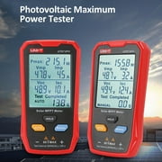 UNI T Solar Meter Photovoltaic Maximum Tester, UT673PV, Measure Peak Open Circuit Voltage & Short Circuit Current, Pmax & Lmp Test, Solar Panel Testing