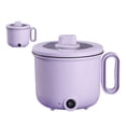 thumbnail image 2 of Olla de Cocina eléctrica con mango antiescaldaduras recubierto de 1,5 L, tapa transparente, Cocina eléctrica multifunción para el hogar, dormitorio, fiesta, enchufe AU 220V, 2 of 10