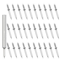 Milisten  Double Headed Nail Set Small Nails for Picture Hanging Silver