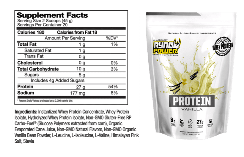 PROTEIN Premium Whey Powder - Vanilla