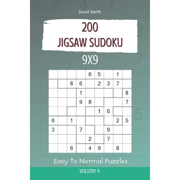 Jigsaw Sudoku Jigsaw Sudoku 200 Easy to Normal Puzzles 9x9 vol.9