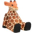 thumbnail image 2 of Wooden Cellphone Stand Novelty Giraffe Shaped Smartphone Holder Support, 2 of 2
