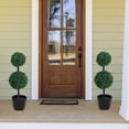 thumbnail image 2 of Outsunny 2 Ball Topiary Tree for Home Office, Living Room Decor, 2 of 10