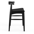 thumbnail image 5 of Pemberly Row Danish Design Vegan Leather Counter Height Stool in Black, 5 of 7