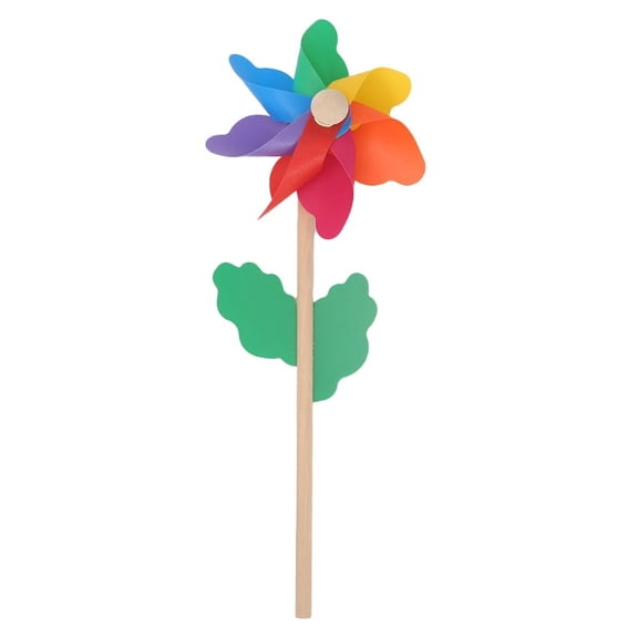 RABBITH Wood Windmill Wind Spinner Pinwheels Home Garden Yard Decoration Kids Toys New