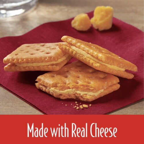 Keebler Cheese and Cheddar Sandwich Snack Crackers 8 ct / 1.38 oz - Pack of 2