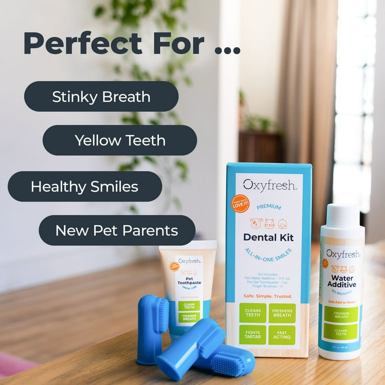 Oxyfresh Premium Pet Dental Kit with Toothpaste, Water Additive & Brushes photo 4