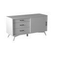thumbnail image 2 of Alpine Furniture Flynn Small TV Console, White, 2 of 5