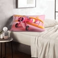 thumbnail image 6 of Gukieu Colorful Cartoon Biplane Print Plush Pillow Cover, Hidden Zipper Pillow Protector without Pillow Core, Suitable for Bedroom, Office, Car Decoration-20"x30", 6 of 6