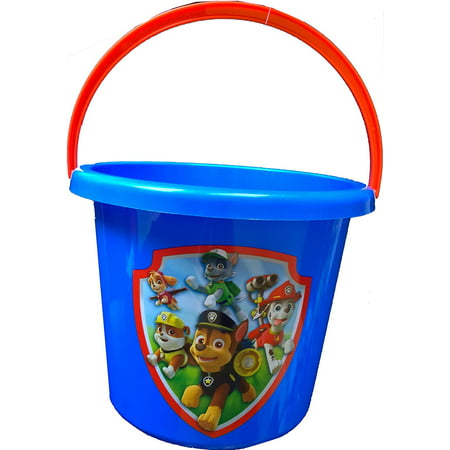 Children's Boys Nature Exploration Toy Bucket for Storage, Play, or Halloween Trick O Treat Pail, AS PICTURED By Paw Patrol