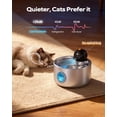 thumbnail image 4 of Fuente de agua Cat NOBXBON inalámbrica de acero inoxidable 2.6L, 4 of 9
