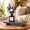 Black-9.8" x 5.9" x 1.6", variant on Marble Tray Pedestal Stand - Soap & Riser For Bathroom Counter Kitchen Sink Vanity Organizer Decorative Stone Catchall Perfume Ca