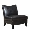 thumbnail image 1 of Monarch Specialities Dark Brown Leather-Look Accent Chair, 1 of 2