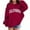 Red, variant on Telankuip Oversized Hoodies for Girls Trendy California Letter Printed Pullover Hooded Sweatshirts Long Sleeve Casual Loose Drawstring Pullover Tops Kid's Workout Preppy Style White 2-3 Years