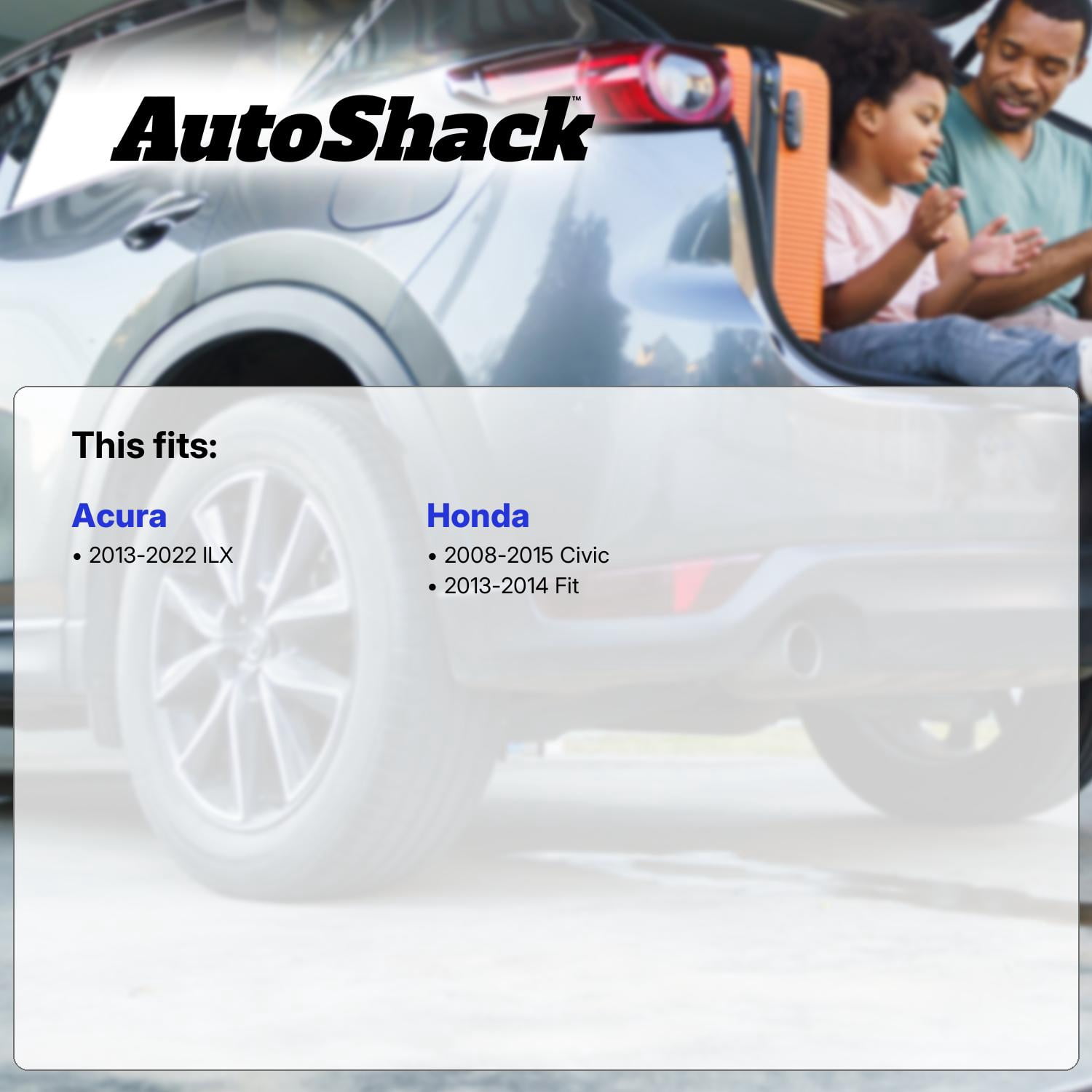 AutoShack Rear Upper Control Arms with Bushings for Honda & Acura, Civic 2008-2015 ILX 2013-2022 Fit 2013-2014, FWD L4 1.3L 1.5L 1.8L 2.0L 2.4L, Pair