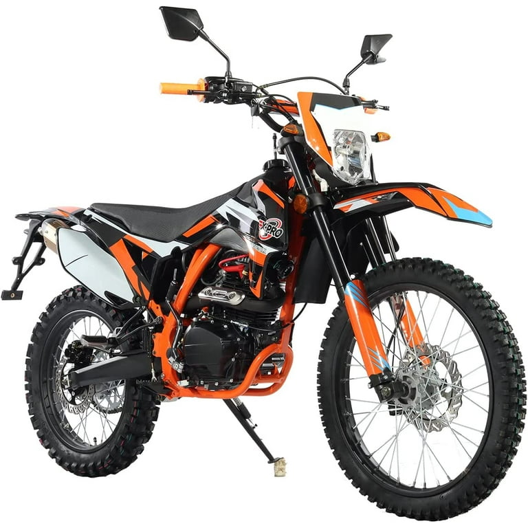X-Pro Titan DLX 250cc Power Motorcycle, Adult Gas Dirt Bike, 21