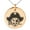 Rose, variant on Stainless Steel Buccaneer Privateer Pirate Engraved Small Medallion Circle Charm Pendant Necklace