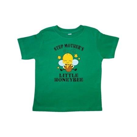 

Inktastic Cute Bee Step Mother s Little Honeybee with Stars Gift Toddler Boy or Toddler Girl T-Shirt