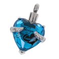 thumbnail image 4 of 2xCrystal Love Corazón En Forma De Cremación Cenizas De Mascotas Titular Urna Colgante Conmemorativo SM SunniMix Urna de cremación para mascotas, 4 of 8