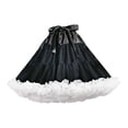 thumbnail image 4 of Falda de enagua para mujer debajo de los vestidos de tul tutú para niñas bailando vestido de fiesta de dama, 4 of 8