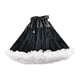 thumbnail image 4 of Falda de enagua para mujer debajo de los vestidos de tul tutú para niñas bailando vestido de fiesta de dama, 4 of 8