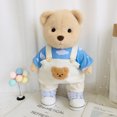 thumbnail image 4 of Nuevo oso de peluche de 30 cm hecho a mano de alta calidad, súper suave, divertido, que se puede transformar y usar ropa, muñeco creativo para niños, regalos de cumpleaños, 4 of 5