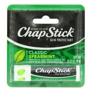 ChapStick Lip Balm, Classic Spearmint - 0.15 oz, 3 Pack