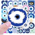 thumbnail image 3 of 104pcs Evil Eye Stickers Vinyl Eyes Sticker Colorful Evil Decal Waterproof Laptop Decals Aesthetic Stickers for Water Bottles Skateboard Scrapbook Aes, 3 of 4