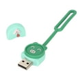 thumbnail image 1 of Clé USB2.0 U Disk Supporte Hot Swappable Plug and Play Ultra Stable Apparence Cochon Vert Dessin Animé Clé USB 128G, 1 of 5