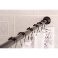 thumbnail image 3 of Kingston Brass Edenscape KSR115 Straight Shower Curtain Rod with Shower Curtain Rings, Oil Rubbed Bronze, 3 of 4