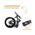 thumbnail image 2 of Bicicleta Montaña Plegable Frenos Tipo Shimano 21v Rodada 26 BIKE TECHE BPGBLK01, 2 of 7