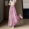 thumbnail image 7 of biudgviw Flowy Pants for Women Lounge Wide Leg Palazzo Trousers Fall Fashion High Elastic Waist Dressy Pants with Pockets, 7 of 7
