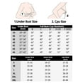 thumbnail image 6 of Unique Bargains Women's Wirefree Smooth Adjustable Straps No Show Minimizers Bra S Black, 6 of 6