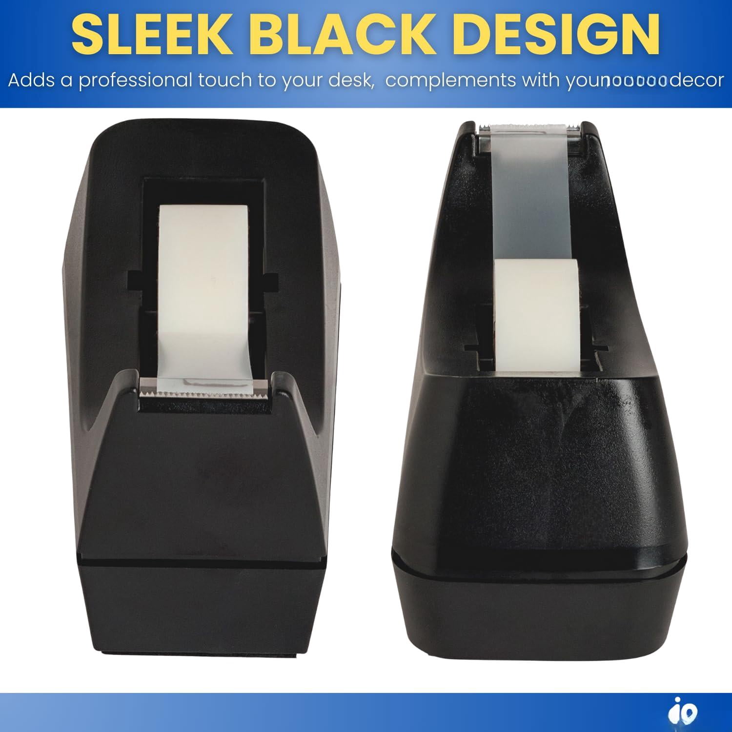 Desk Tape Dispenser  Black 4 Pack (desktop Dispenser)