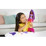 Barbie Mermaid Power Brooklyn Doll with Purple Hair, Seahorse Pet and Accessories