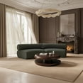 thumbnail image 2 of Meridian Furniture Bale Green Chenille Fabric Modular Sofa, 2 of 12