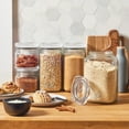 thumbnail image 6 of Ball Half Gallon Glass Jar with Glass Lid, 9.9 Cup Stackable Pantry Storage Container, Airtight Kitchen Canister for Cereal, Sugar, Pasta, and Pantry Organization, 6 of 11