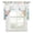 White, variant on 3 Pieces Swag Kitchen Curtains Set, Ocean Starfish Seaweed Valance Swag & Small Window Tier Curtain 24 Inches Long, Summer Coastal Beach Shell Coral Teal 56" x 36" Valance Topper Drapes for Cafe